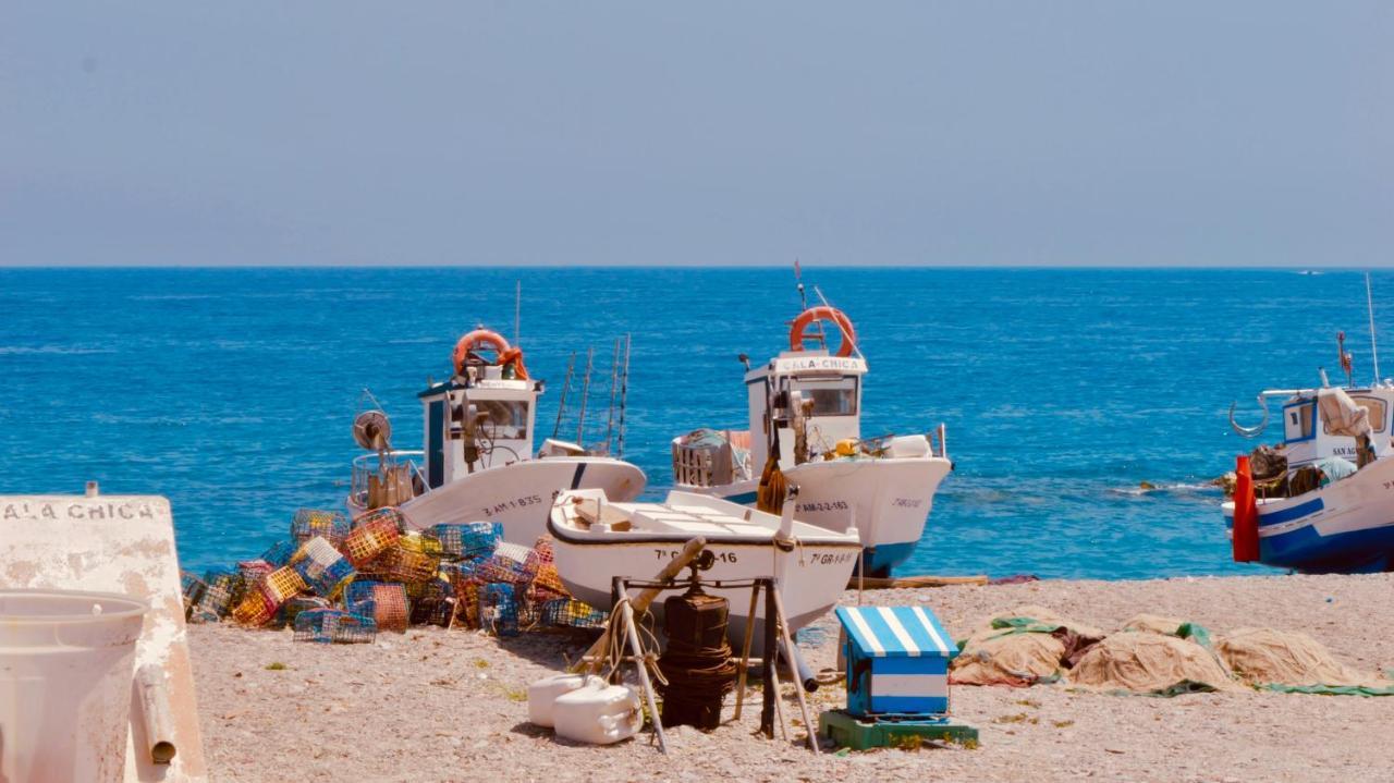 Atico Lujo Primera Linea, Terraza, Piscina, Parking Castell de Ferro Buitenkant foto